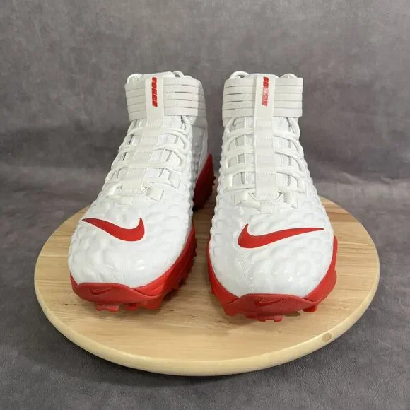 Nike Savage Pro 2 Shark Mens Size 14.5 Football Cleats Red Shoes BV5448-104